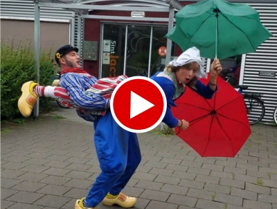 Acrobatiek Boerenechtpaar video © www.oudhollandsentertainment.nl