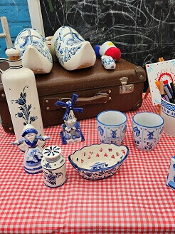 Delfts Blauw Tegeltjes beschilderen workshop wasrek decoratie © www.oudhollandsentertainment.nl