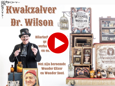 Kwakzalver Dr Wilson straattheater video © www.oudhollandsentertainment.nl
