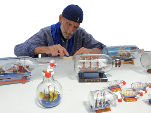 Oude Ambacht Schip in Fles © www.oudhollandsentertainment.nl