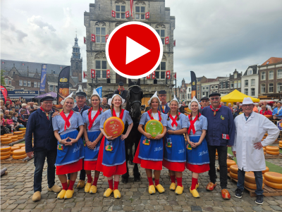 Oude Ambachten Gouda-Kaasmarkt video © www.oudhollandsentertainment.nl