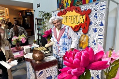 Nostalgische Poffertjeskraam in Delsftblauw stijl © www.oudhollandsentertainment.nl