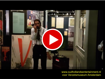 Toon Polygoon in Verzetsmuseum Amsterdam video © www.oudhollandsentertainment.nl
